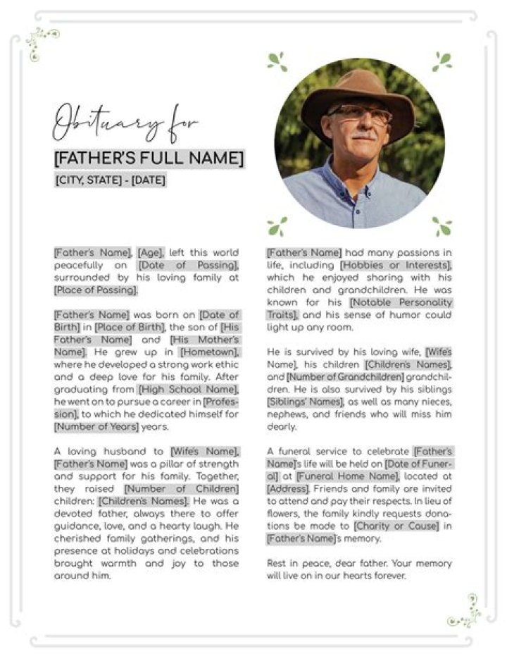 Blake Moore Obituary, Funeral, Professional Trainer at Perry’s Destiny Fitness