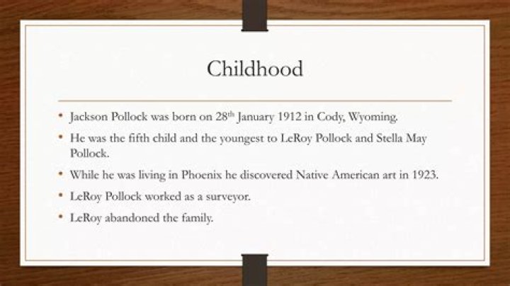 Jackson Pollock Biography - Facts, Childhood, Family Life & Achievements