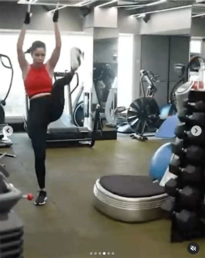 Katrina Kaif in Workout Gear Says it's "Tiger Time" in Workout Video — Celebwell
