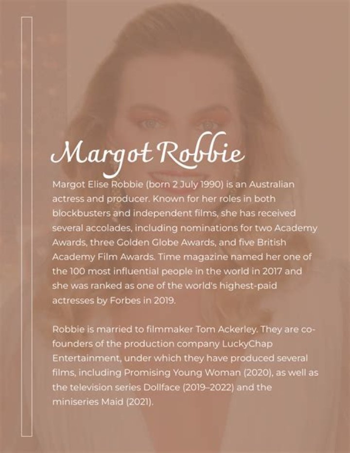 Margot Robbie Biography - Facts, Childhood, Family Life & Achievements