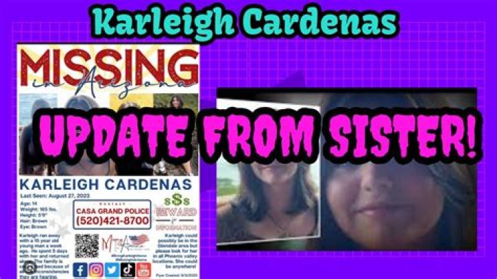 Missing Karleigh Cardenas Update: Community Seeks Help In Locating Her